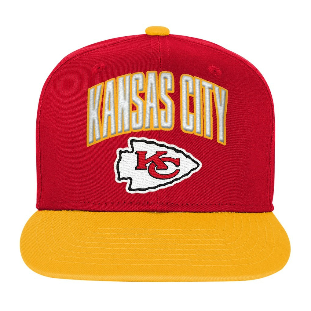 Kansas City Chiefs Outerstuff Preschool Essentials Snapback Hat Red