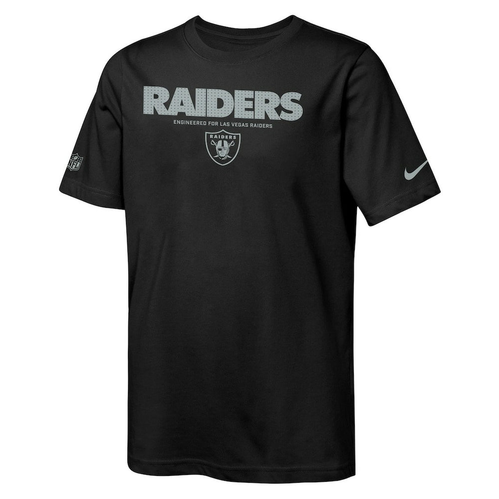 Nike Las Vegas Raiders Youth Sideline Team Issue T-Shirt Black