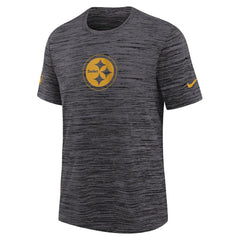 Nike Pittsburgh Steelers Youth Sideline Velocity Performance T-Shirt Black