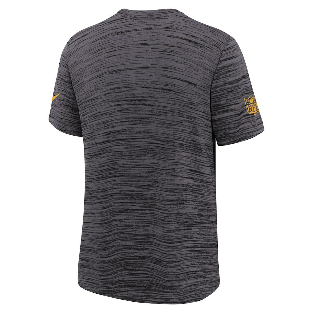 Nike Pittsburgh Steelers Youth Sideline Velocity Performance T-Shirt Black