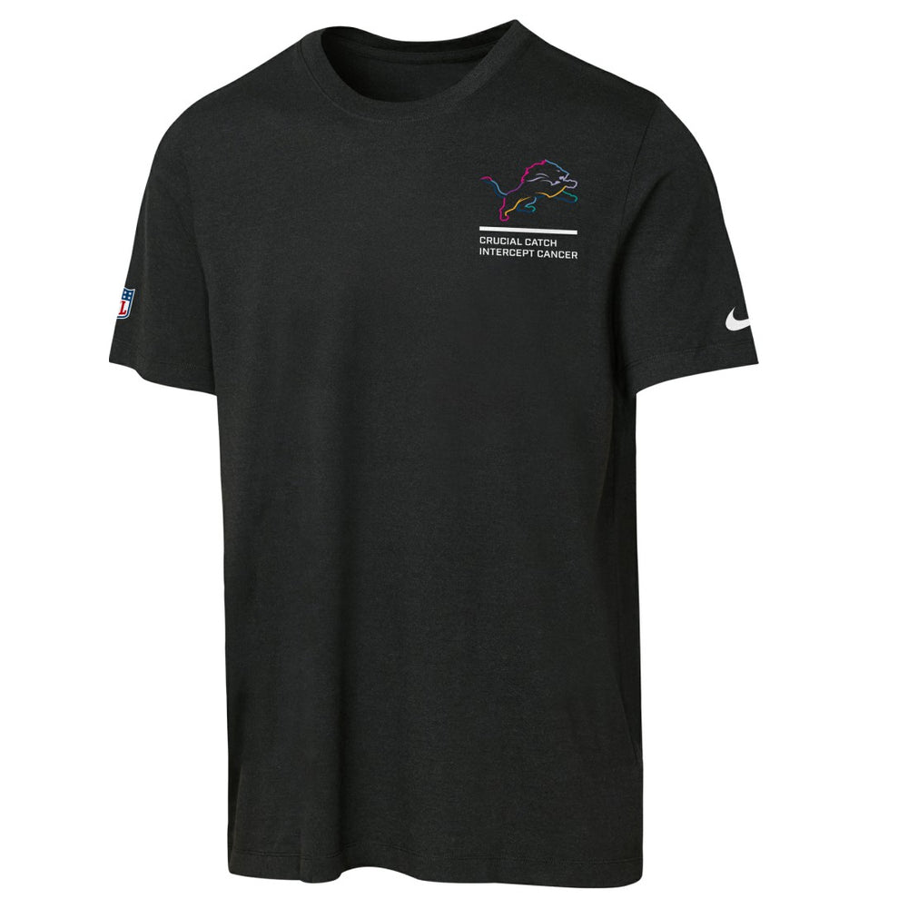 Nike Detroit Lions Youth 2025 NFL Crucial Catch Tri-Blend Dri-FIT T-Shirt Black
