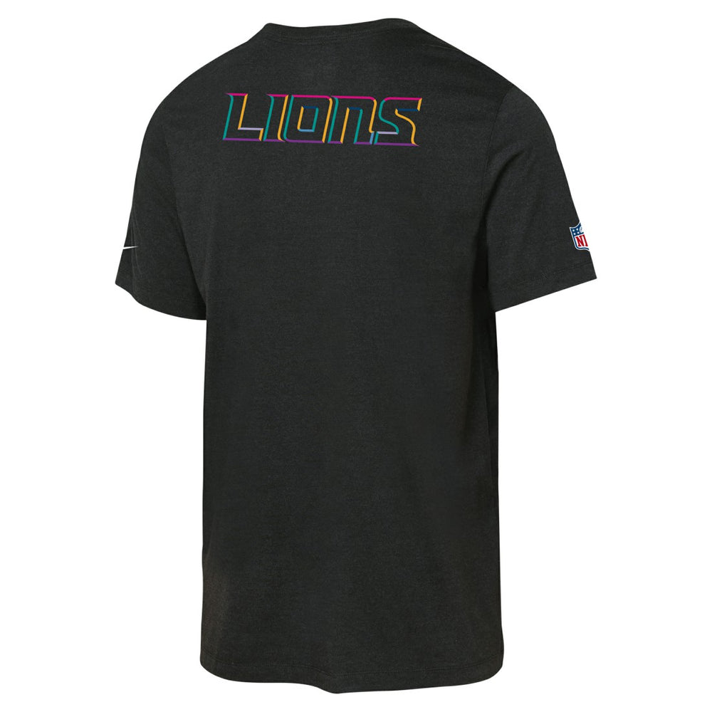 Nike Detroit Lions Youth 2025 NFL Crucial Catch Tri-Blend Dri-FIT T-Shirt Black