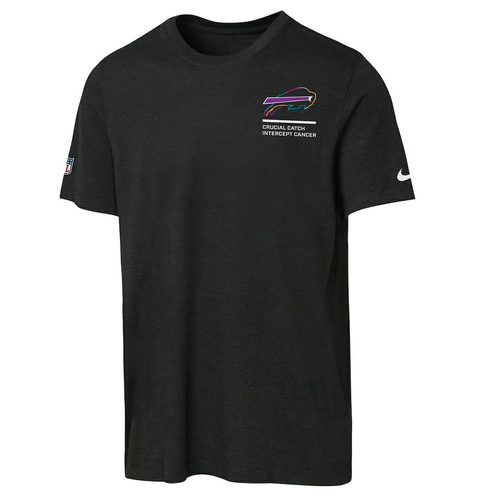 Nike Buffalo Bills Youth 2025 NFL Crucial Catch Tri-Blend Dri-FIT T-Shirt Black
