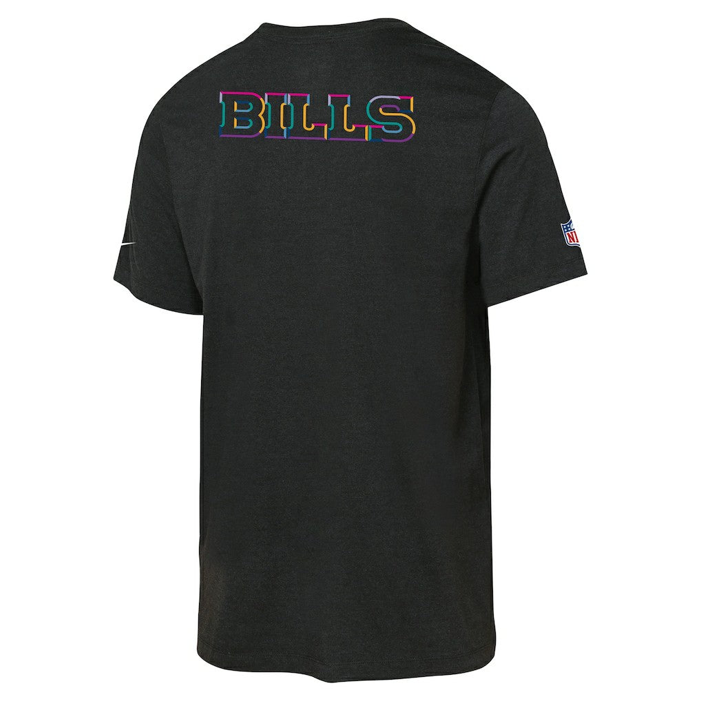 Nike Buffalo Bills Youth 2025 NFL Crucial Catch Tri-Blend Dri-FIT T-Shirt Black