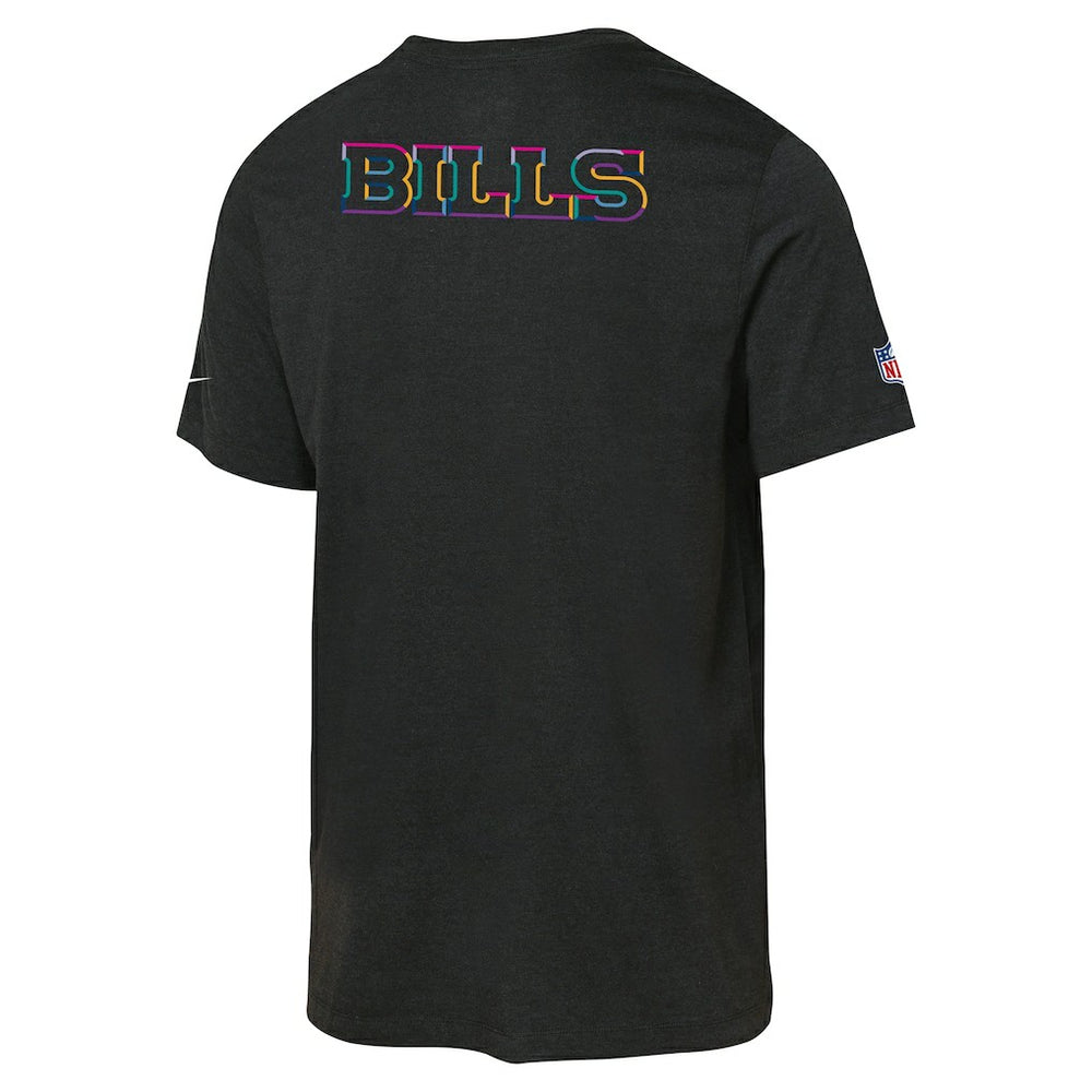 Nike Buffalo Bills Youth 2025 NFL Crucial Catch Tri-Blend Dri-FIT T-Shirt Black