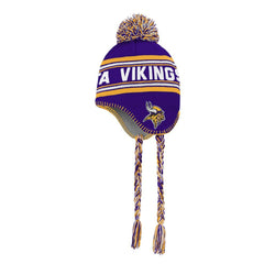 Minnesota Vikings Preschool Jacquard Tassel Knit Hat with Pom Purple