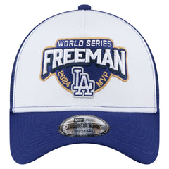 Freddie Freeman Los Angeles Dodgers New Era 2024 World Series MVP 9FORTY Adjustable Hat - White - New Era Discount