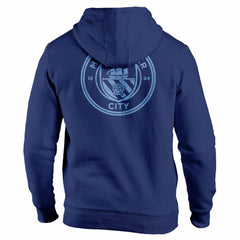 Manchester City 1863FC Wordmark Fleece Pullover Hoodie Navy