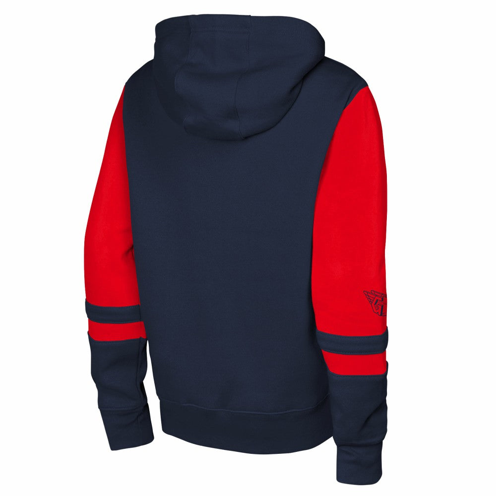 Cleveland Guardians Outerstuff Youth Stadium Colorblock Full-Zip Hoodie - Navy - MLB Sale