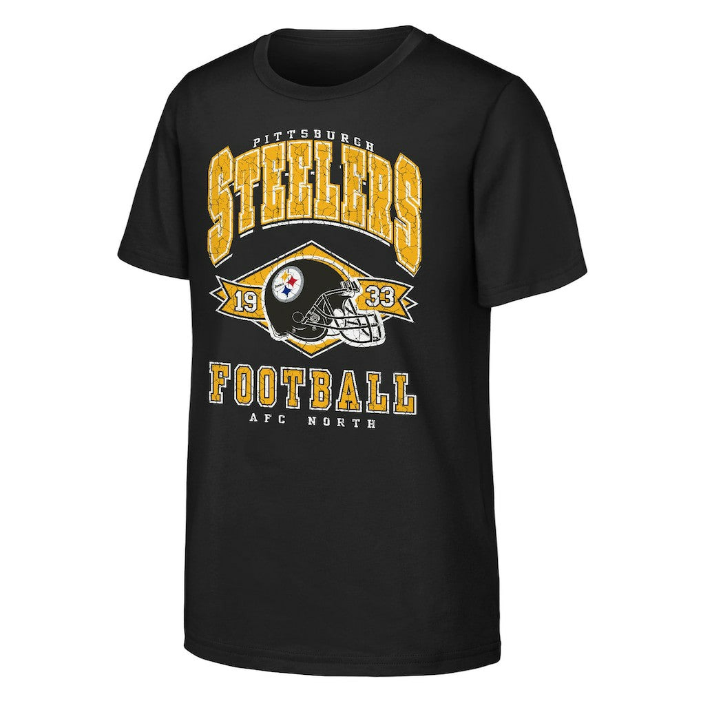 Pittsburgh Steelers Outerstuff Youth Kick Off T-Shirt Black
