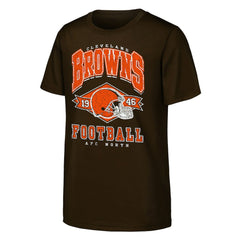 Cleveland Browns Outerstuff Youth Kick Off T-Shirt Brown