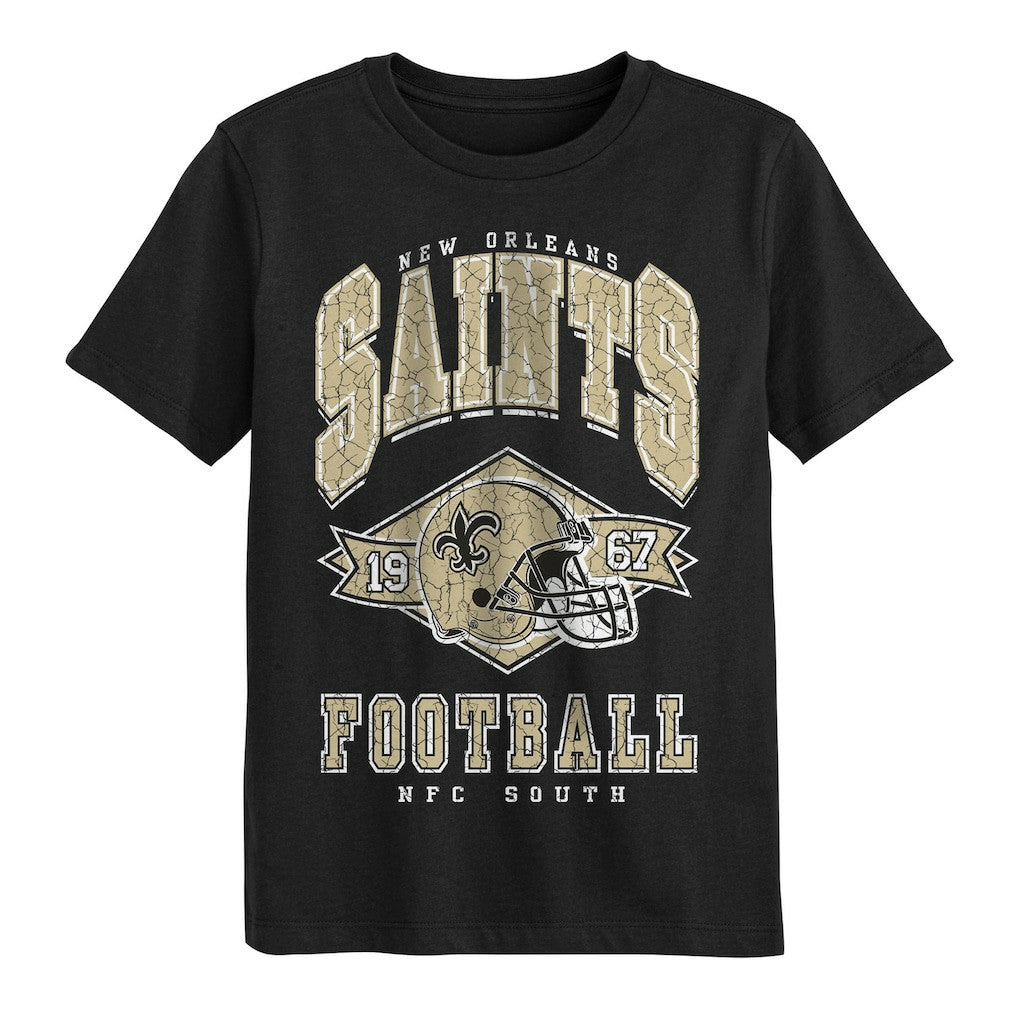 New Orleans Saints Outerstuff Preschool Kick Off T-Shirt Black