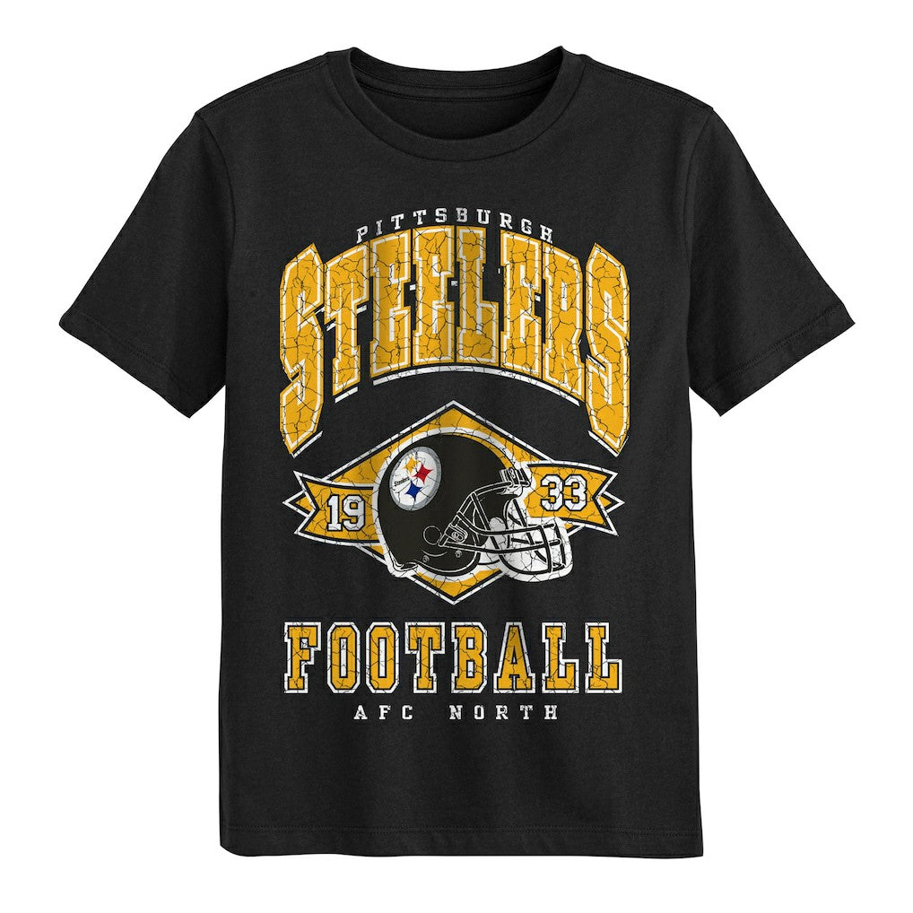 Pittsburgh Steelers Outerstuff Preschool Kick Off T-Shirt Black