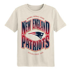 New England Patriots Outerstuff Youth Huddle T-Shirt Cream