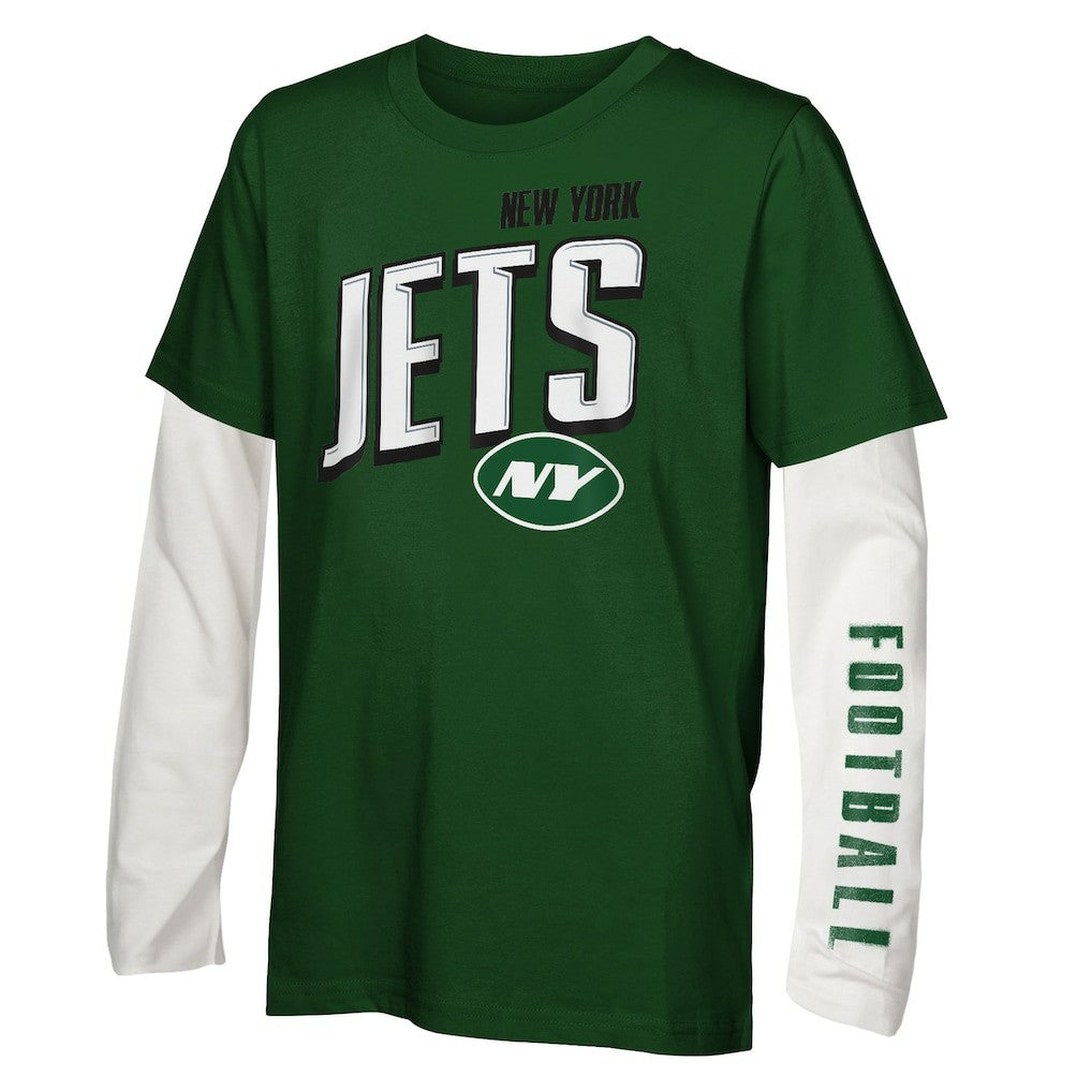 New York Jets Outerstuff Youth The Mix Combo T-Shirt Set