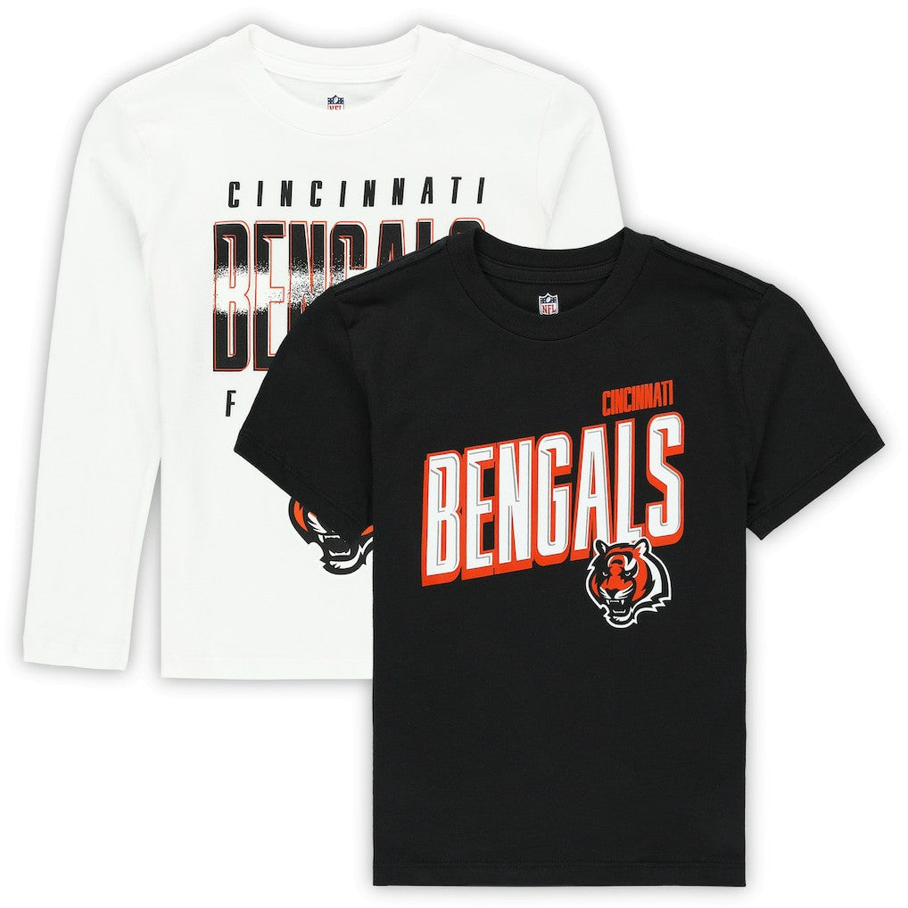 Cincinnati Bengals Outerstuff Preschool The Mix Combo T-Shirt Set