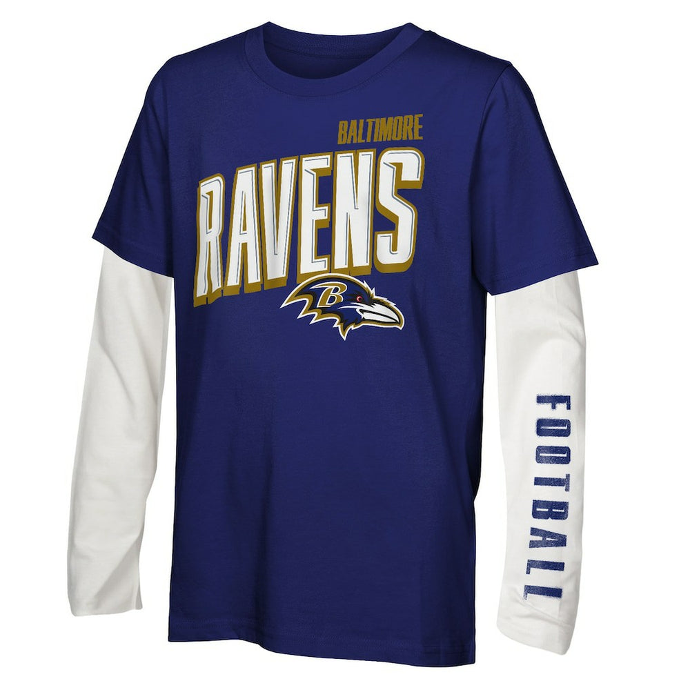 Baltimore Ravens Outerstuff Preschool The Mix Combo T-Shirt Set