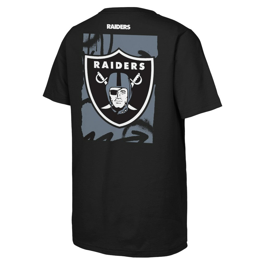 Las Vegas Raiders Outerstuff Youth Posterize T-Shirt Black
