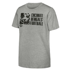 Cincinnati Bengals Outerstuff Youth Post Game T-Shirt Heather Gray