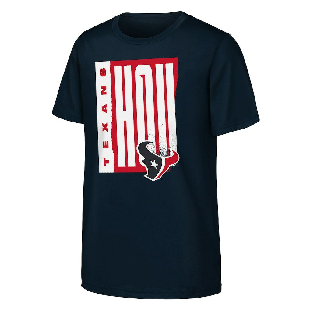 Houston Texans Outerstuff Youth Tear It Up T-Shirt Navy