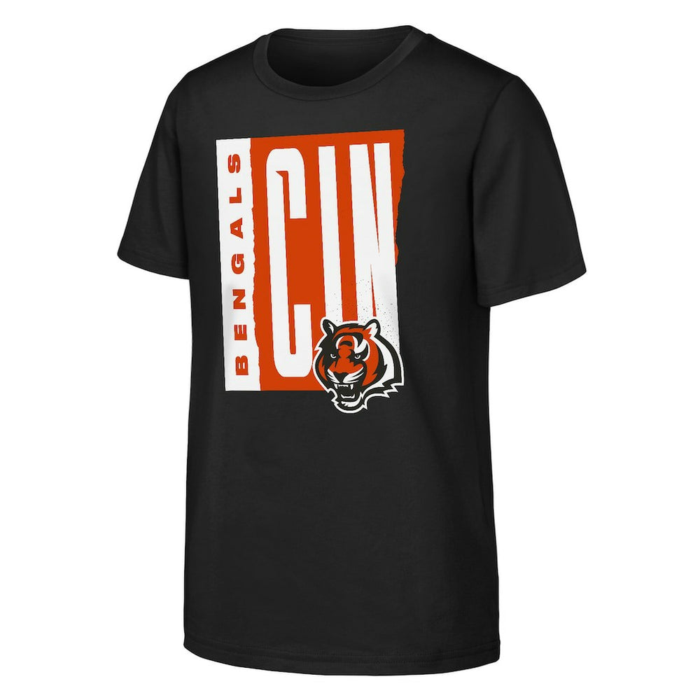 Cincinnati Bengals Outerstuff Youth Tear It Up T-Shirt Black