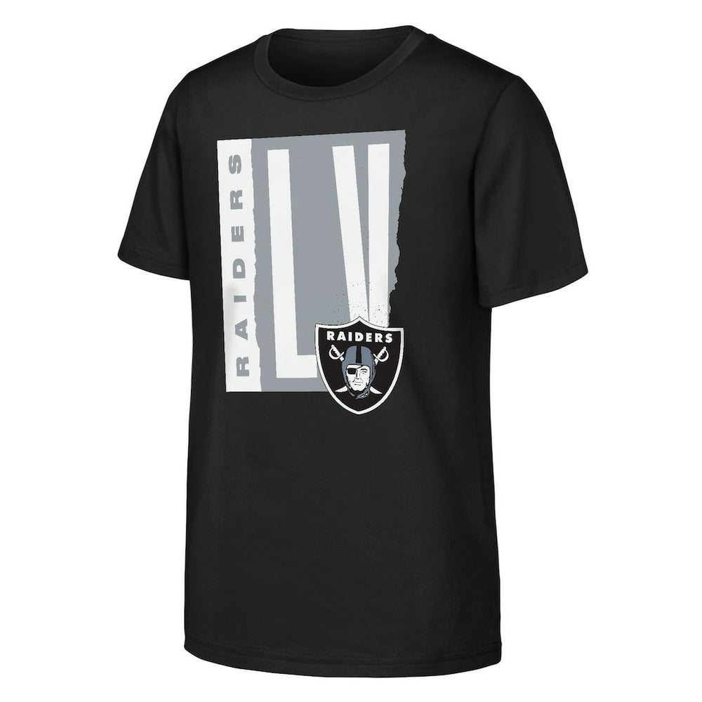 Las Vegas Raiders Outerstuff Youth Tear It Up T-Shirt Black
