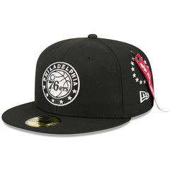 Philadelphia 76ers x Alpha Industries 59FIFTY Fitted Hat Black | New Era discount