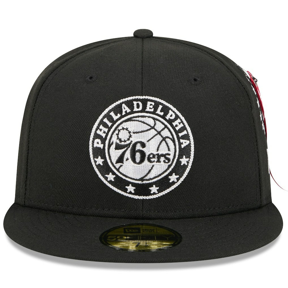 Philadelphia 76ers x Alpha Industries 59FIFTY Fitted Hat Black | New Era discount