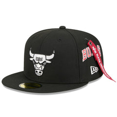 Chicago Bulls x Alpha Industries 59FIFTY Fitted Hat Black | New Era online