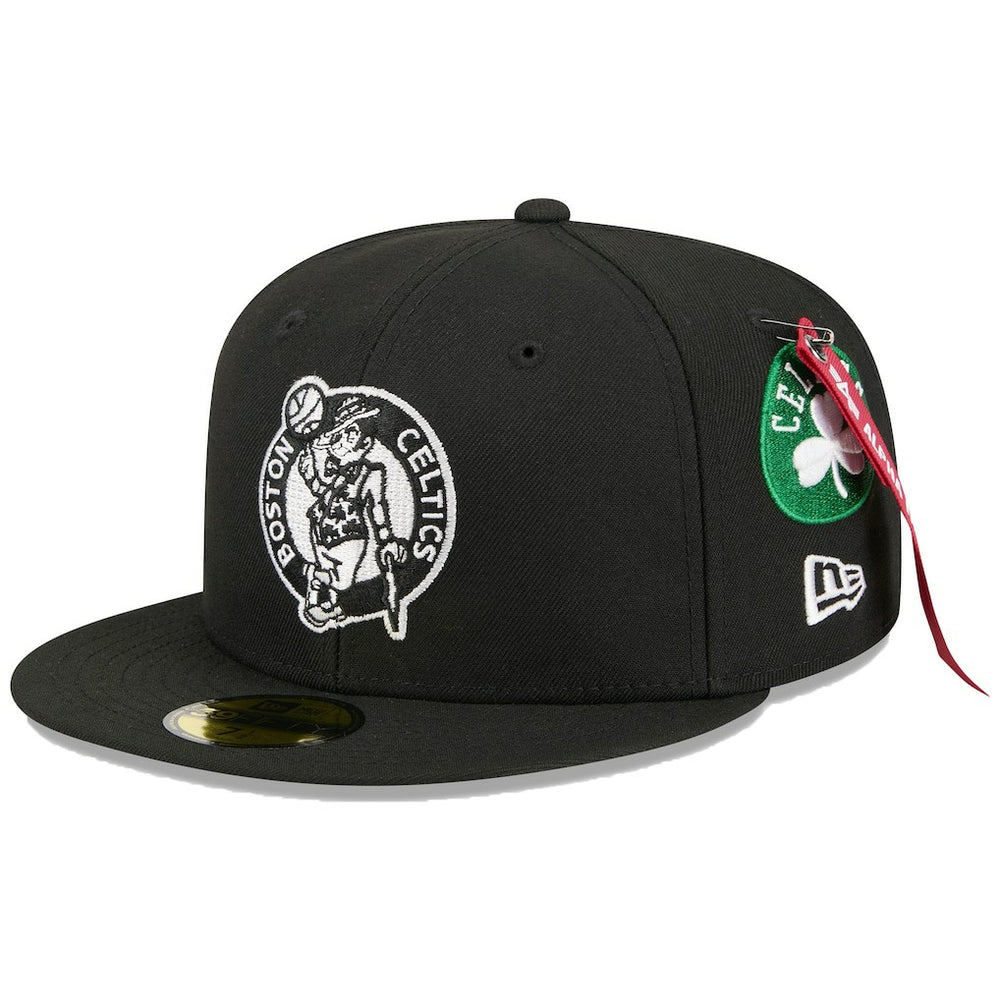 Boston Celtics x Alpha Industries 59FIFTY Fitted Hat Black | New Era