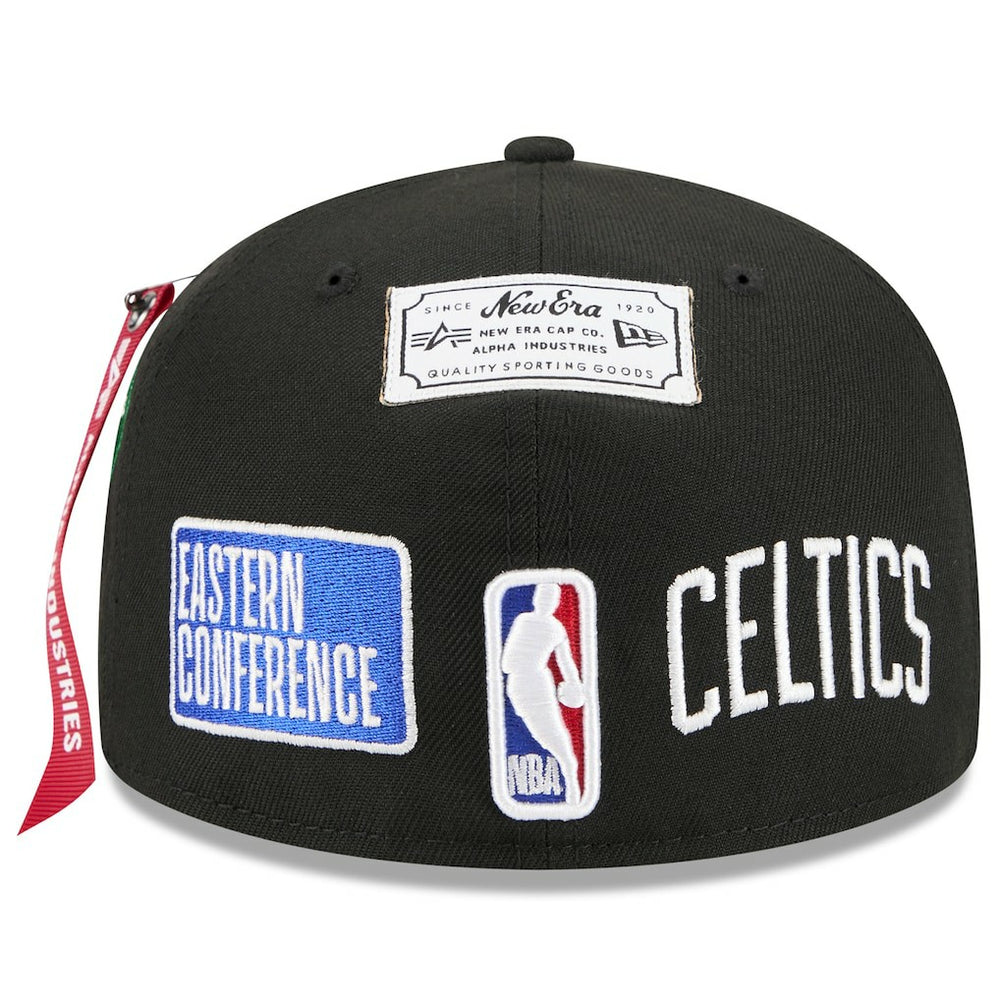 Boston Celtics x Alpha Industries 59FIFTY Fitted Hat Black | New Era