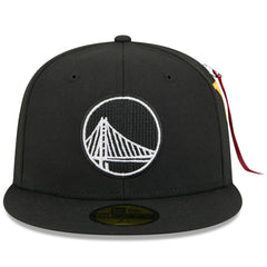 Golden State Warriors x Alpha Industries 59FIFTY Fitted Hat for sale Black | New Era Lifestyle