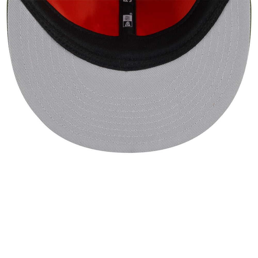 Los Angeles Lakers x Alpha Industries Dog Ear 59FIFTY Fitted Hat Olive | New Era for sale