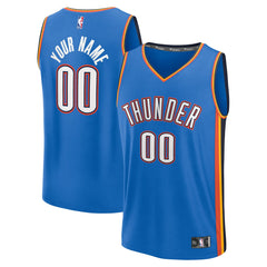 Oklahoma City Thunder Fast Break Custom Jersey Icon Edition Blue | Fanatics discount