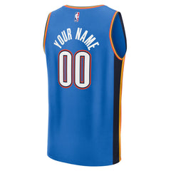 Oklahoma City Thunder Fast Break Custom Jersey Icon Edition Blue | Fanatics discount