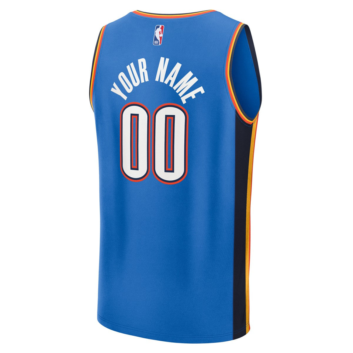 Oklahoma City Thunder Youth Fast Break Custom Replica Jersey Blue Icon Edition | Fanatics Near Me