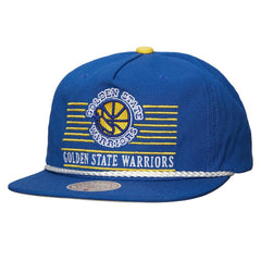 Golden State Warriors Ascend Deadstock Snapback Hat for sale Royal | Mitchell & Ness online