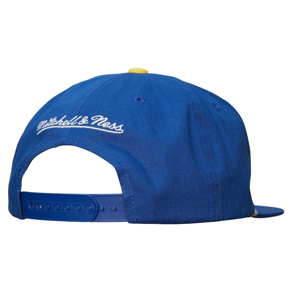 Golden State Warriors Ascend Deadstock Snapback Hat for sale Royal | Mitchell & Ness online