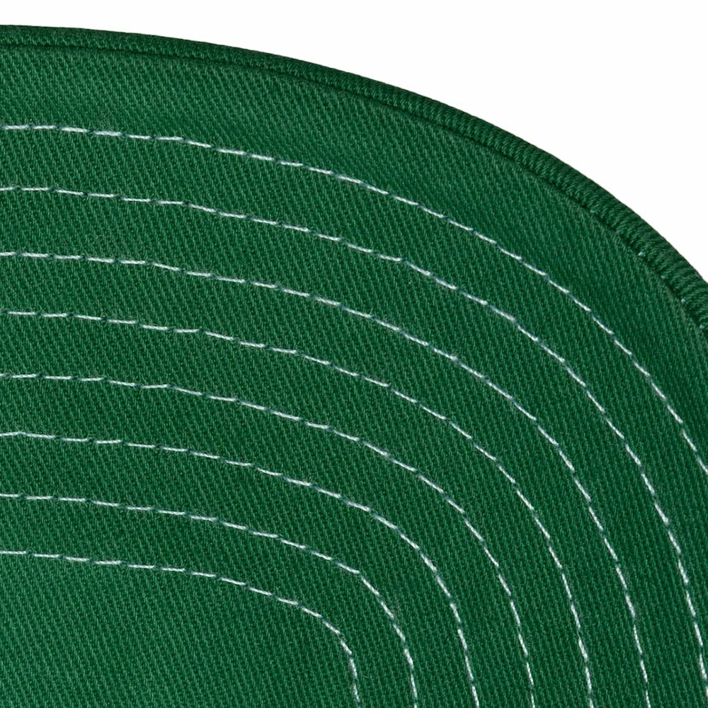 Boston Celtics Dip Dye Pro Crown Adjustable Hat Kelly Green/White | Mitchell & Ness US