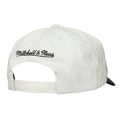 Chicago Bulls Dip Dye Pro Crown Adjustable Hat Black/White | Mitchell & Ness discount