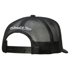 Boston Bruins Mitchell & Ness Gridlock Trucker Adjustable Hat - White/Black - NHL 202545052