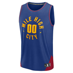 Denver Nuggets Fast Break Custom Jersey for sale Statement Editi- Blue | Fanatics discount