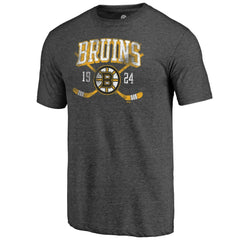 Boston Bruins Line Shift Tri-Blend T-Shirt - Charcoal - NHL 202545410
