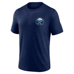 Buffalo Sabres Earnest Will Tri-Blend T-Shirt - Navy - NHL 202545415