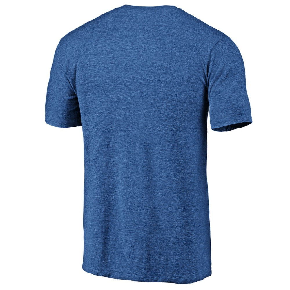 Buffalo Sabres Distressed Logo Tri-Blend T-Shirt - Royal - NHL 202545417