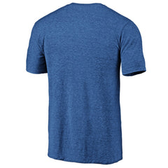 Buffalo Sabres Distressed Logo Tri-Blend T-Shirt - Royal - NHL 202545417