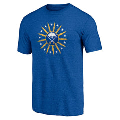 Buffalo Sabres Shoot to Score Tri-Blend T-Shirt - Royal - NHL 202545418