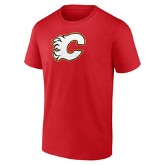 Calgary Flames Primary Logo T-Shirt - Red - NHL 202545421
