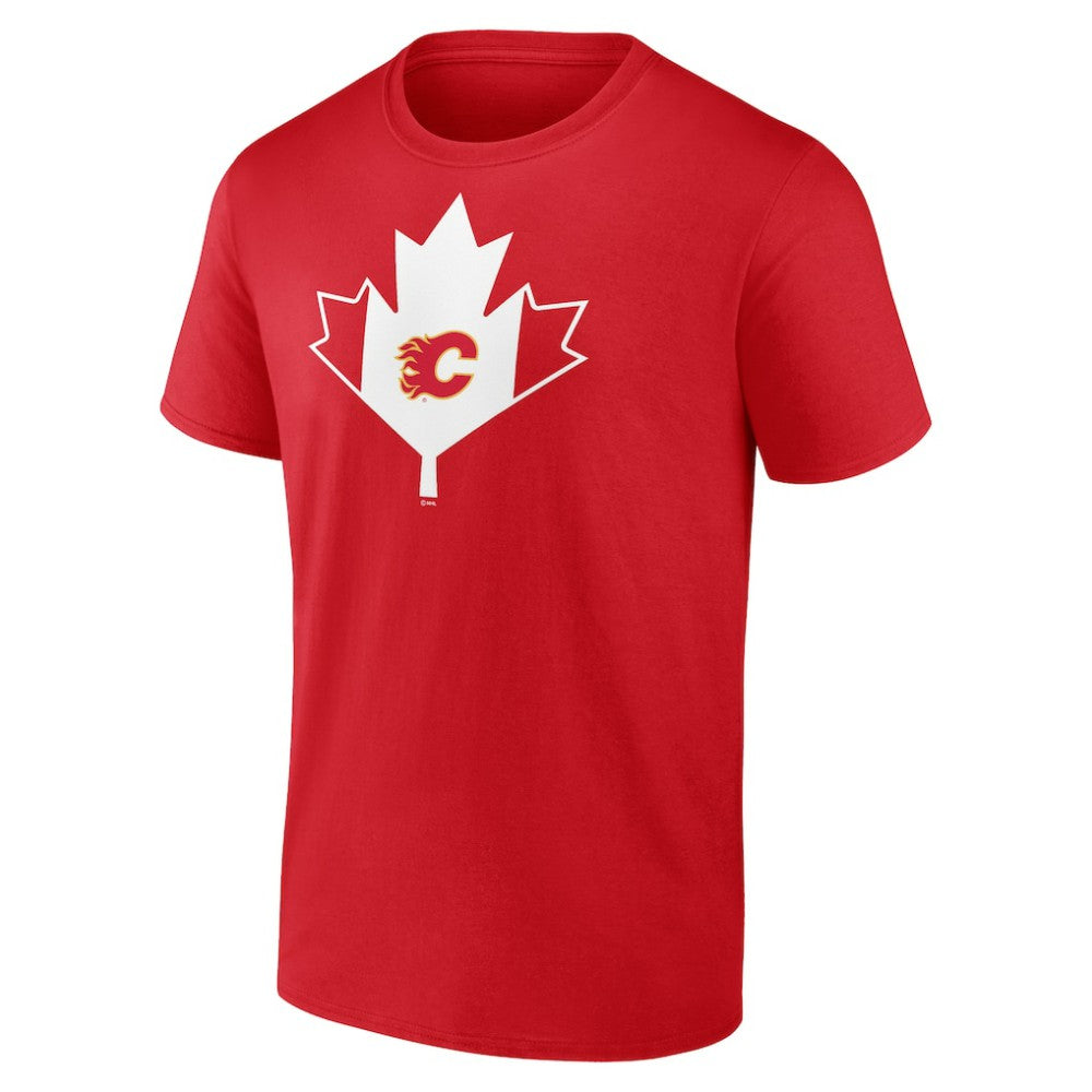 Calgary Flames Canada Day T-Shirt - Red - NHL 202545423