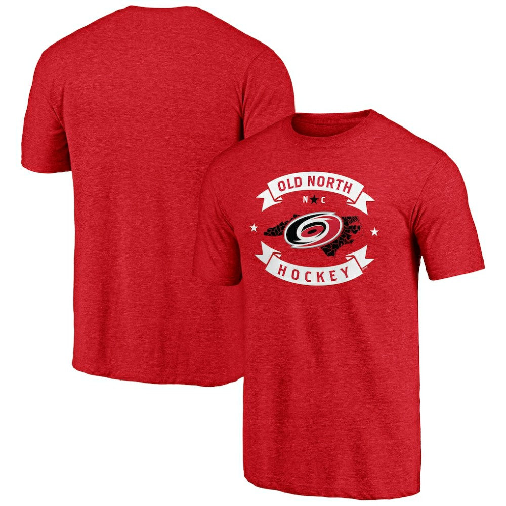 Carolina Hurricanes Shoot to Score Tri-Blend T-Shirt - Red - NHL 202545436